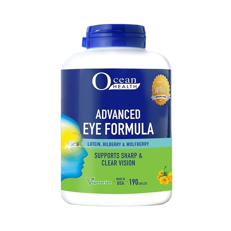 Advanced Eye Formula Caplet (Vegetarian & Suitable For Diabetics) 190s