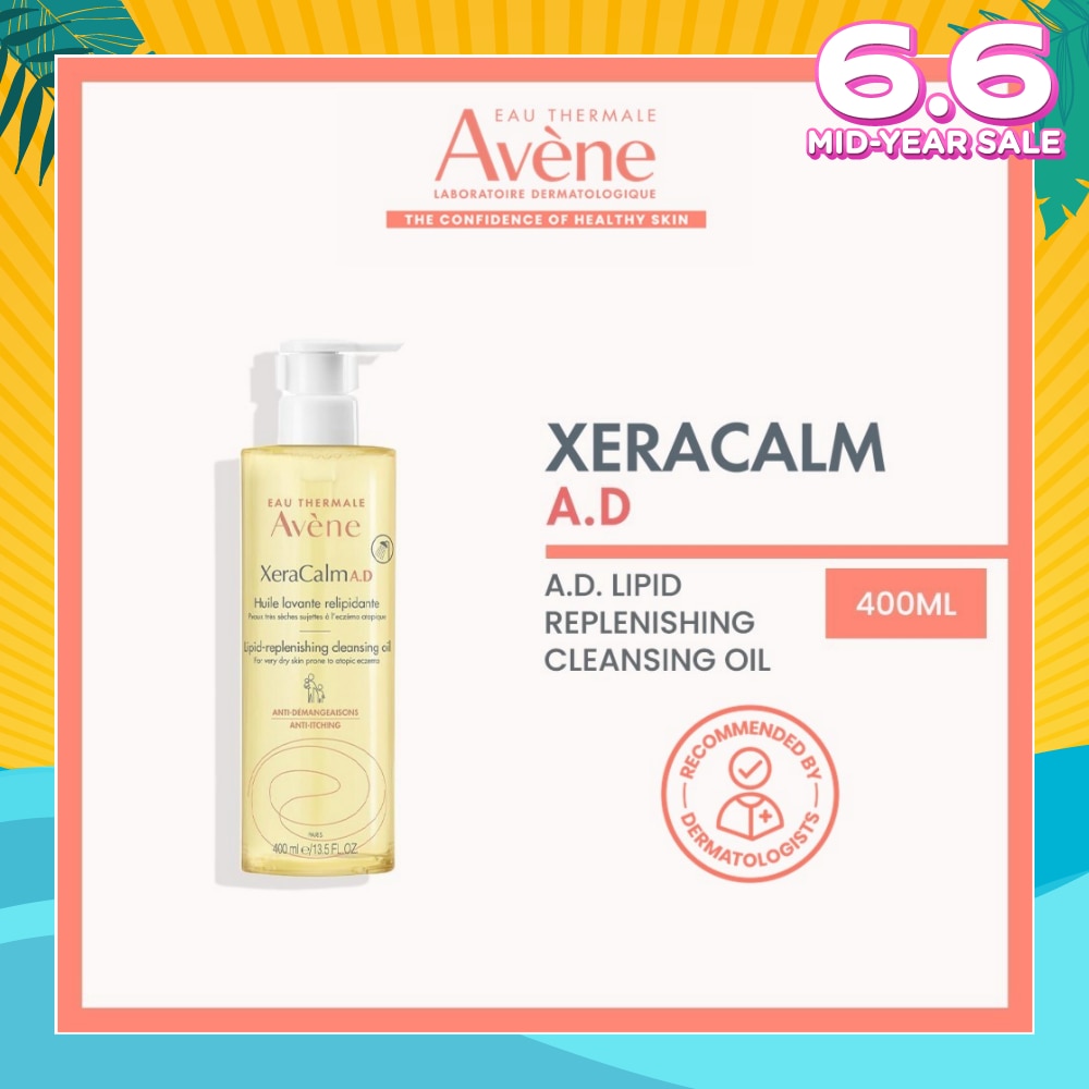 XeraCalm A.D Lipid-Replenishing Cleansing Oil (To Soothes Itching) 400ml