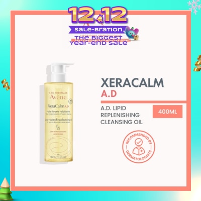 AVÈNE XeraCalm A.D Lipid-Replenishing Cleansing Oil (To Soothes Itching) 400ml