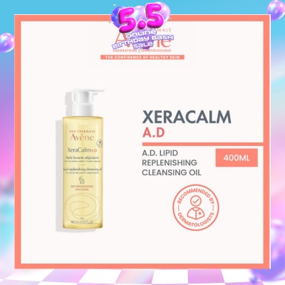 AVÈNE - XeraCalm A.D Lipid-Replenishing Cleansing Oil (To Soothes Itching) 400ml