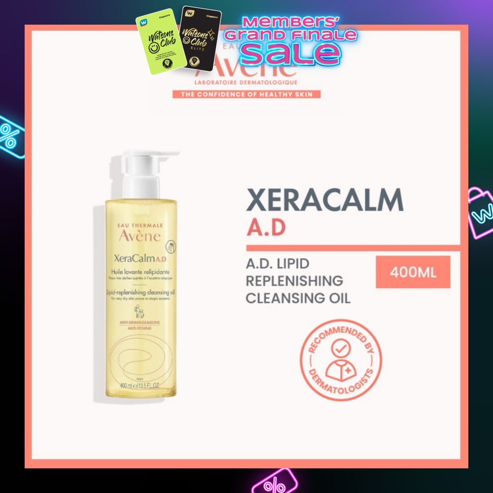 XeraCalm A.D Lipid-Replenishing Cleansing Oil (To Soothes Itching) 400ml