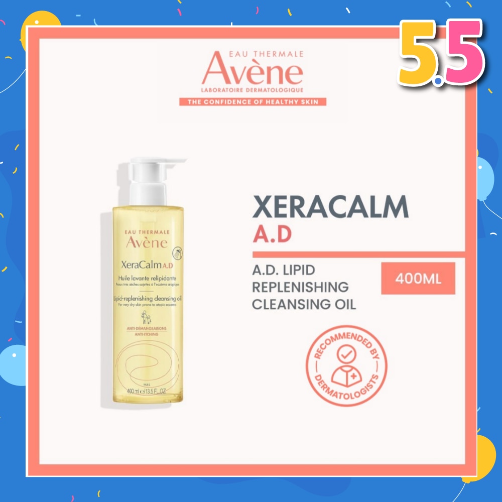 XeraCalm A.D Lipid-Replenishing Cleansing Oil (To Soothes Itching) 400ml