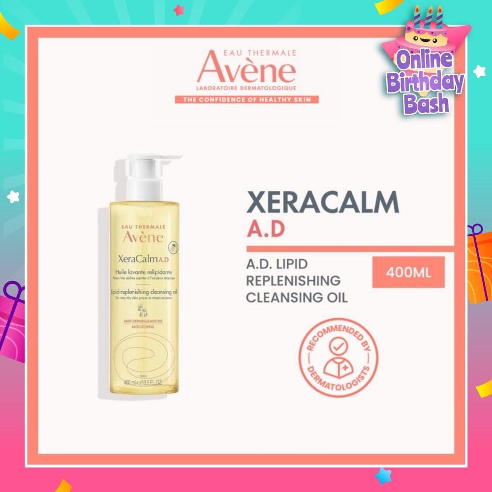 XeraCalm A.D Lipid-Replenishing Cleansing Oil (To Soothes Itching) 400ml