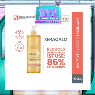 AVÈNE XeraCalm A.D Lipid Replenishing Cleansing Oil (To Soothes Itching) 400ml image
