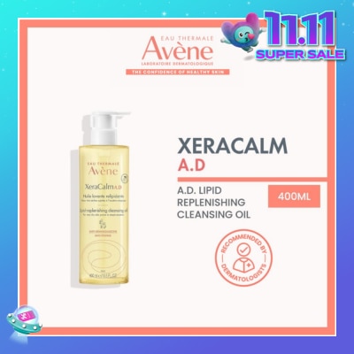 AVÈNE XeraCalm A.D Lipid-Replenishing Cleansing Oil (To Soothes Itching) 400ml