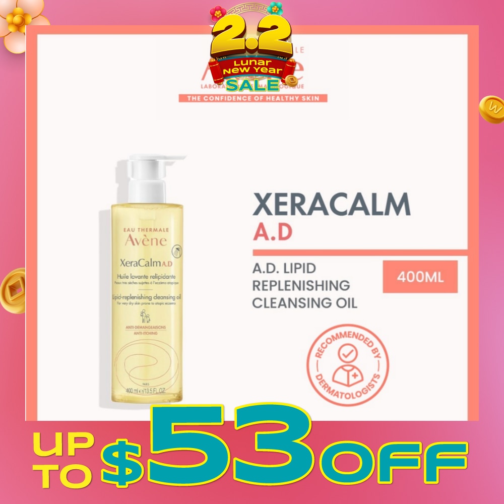 XeraCalm A.D Lipid-Replenishing Cleansing Oil (To Soothes Itching) 400ml