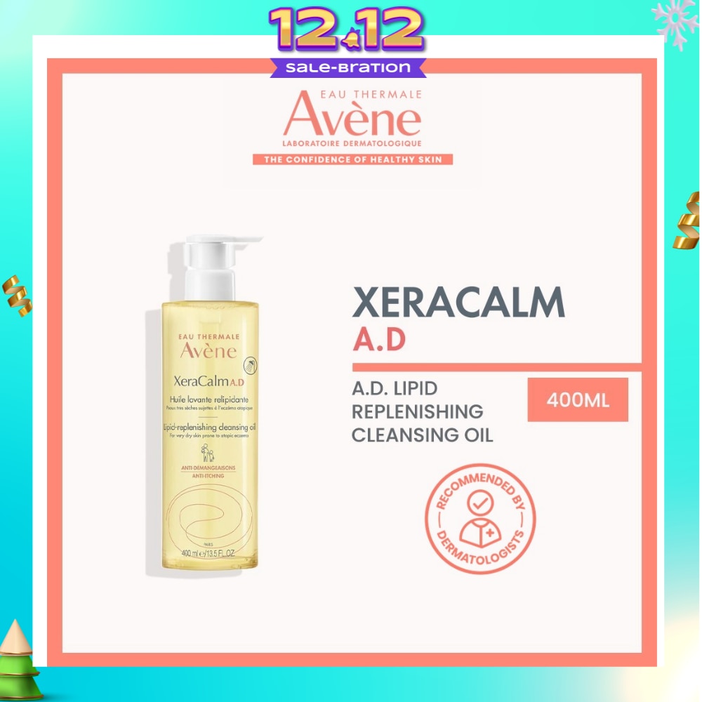XeraCalm A.D Lipid-Replenishing Cleansing Oil (To Soothes Itching) 400ml