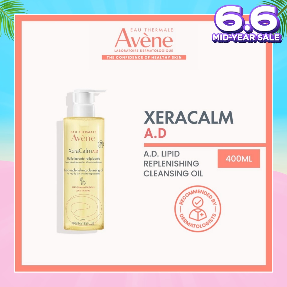 XeraCalm A.D Lipid-Replenishing Cleansing Oil (To Soothes Itching) 400ml