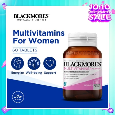 BLACKMORES Multivitamins Tablet For Women (Support Skin Health + For Healthy Immune System Function) 60s