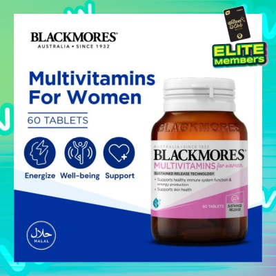 BLACKMORES Multivitamins Tablet For Women (Support Skin Health + For Healthy Immune System Function) 60s