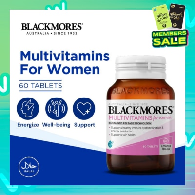 BLACKMORES Multivitamins Tablet For Women (Support Skin Health + For Healthy Immune System Function) 60s