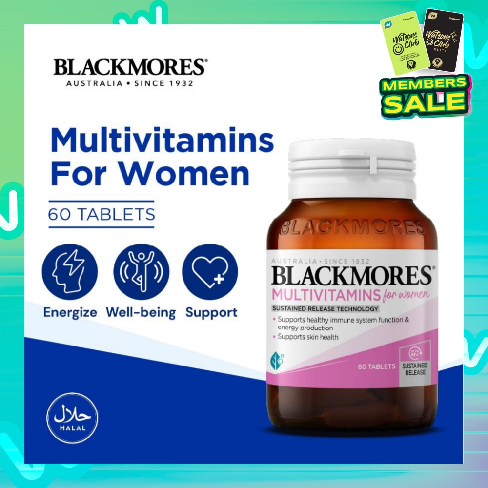 Multivitamins Tablet For Women (Support Skin Health + For Healthy Immune System Function) 60s
