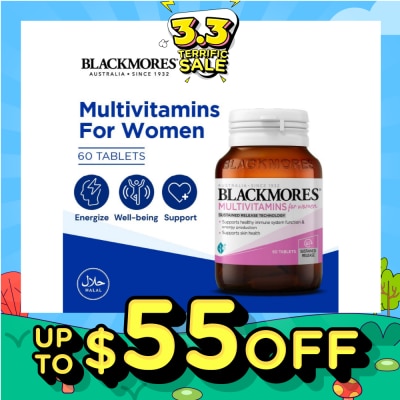 BLACKMORES Multivitamins Tablet For Women (Support Skin Health + For Healthy Immune System Function) 60s