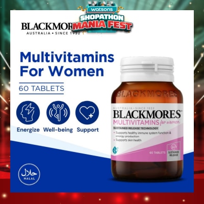 BLACKMORES - Multivitamins Tablet For Women (Support Skin Health + For Healthy Immune System Function) 60s