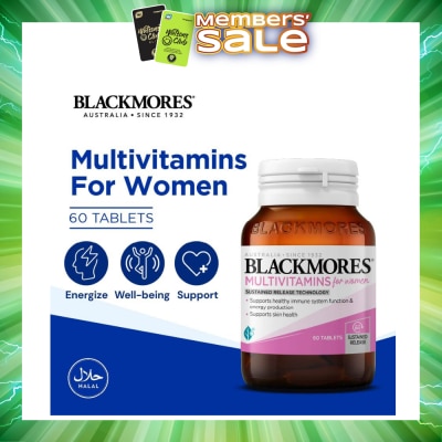 BLACKMORES - Multivitamins Tablet For Women (Support Skin Health + For Healthy Immune System Function) 60s
