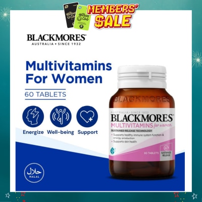 BLACKMORES - Multivitamins Tablet For Women (Support Skin Health + For Healthy Immune System Function) 60s
