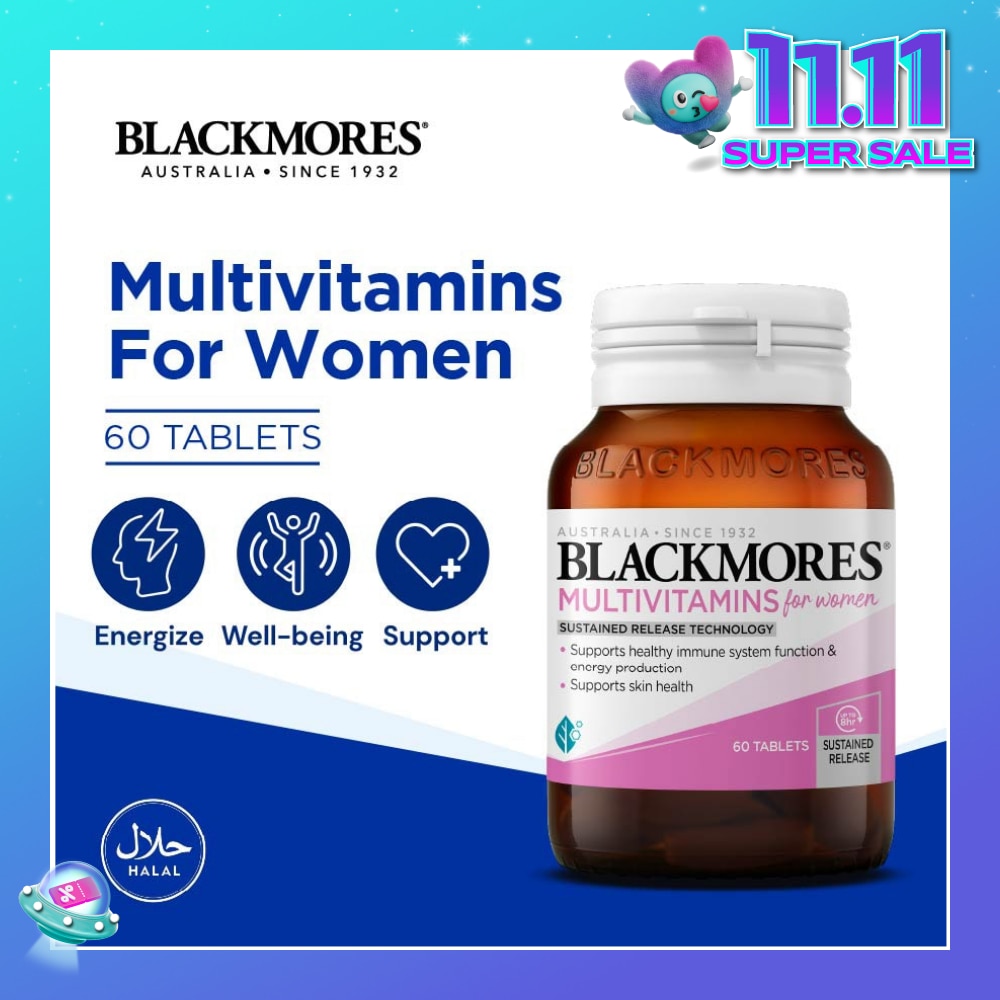 Multivitamins Tablet For Women (Support Skin Health + For Healthy Immune System Function) 60s