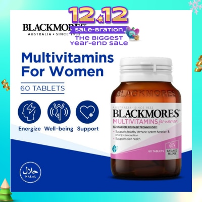 BLACKMORES Multivitamins Tablet For Women (Support Skin Health + For Healthy Immune System Function) 60s