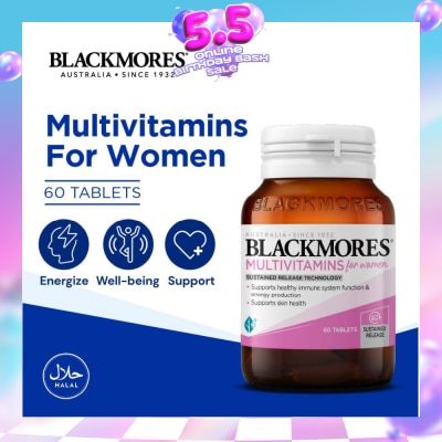 BLACKMORES - Multivitamins Tablet For Women (Support Skin Health + For Healthy Immune System Function) 60s