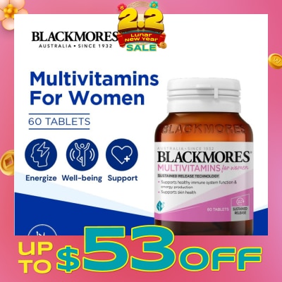 BLACKMORES Multivitamins Tablet For Women (Support Skin Health + For Healthy Immune System Function) 60s