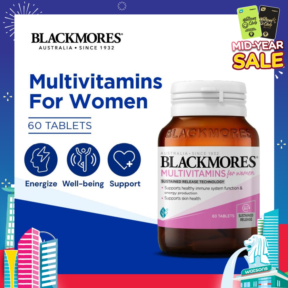 Multivitamins Tablet For Women (Support Skin Health + For Healthy Immune System Function) 60s