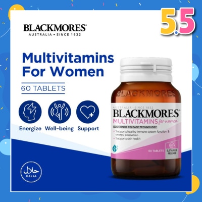 BLACKMORES Multivitamins Tablet For Women (Support Skin Health + For Healthy Immune System Function) 60s