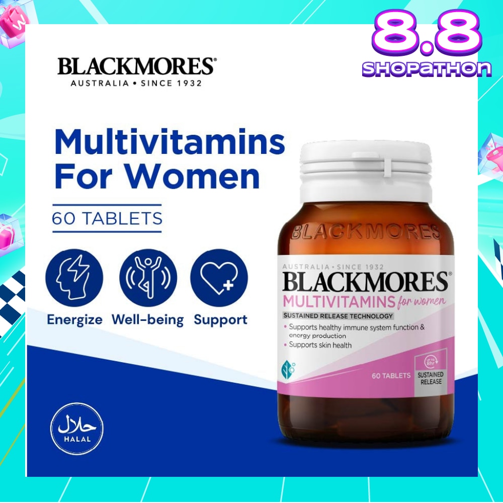 Multivitamins Tablet For Women (Support Skin Health + For Healthy Immune System Function) 60s
