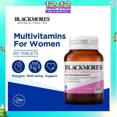 BLACKMORES Multivitamins Tablet For Women (Support Skin Health + For Healthy Immune System Function) 60s