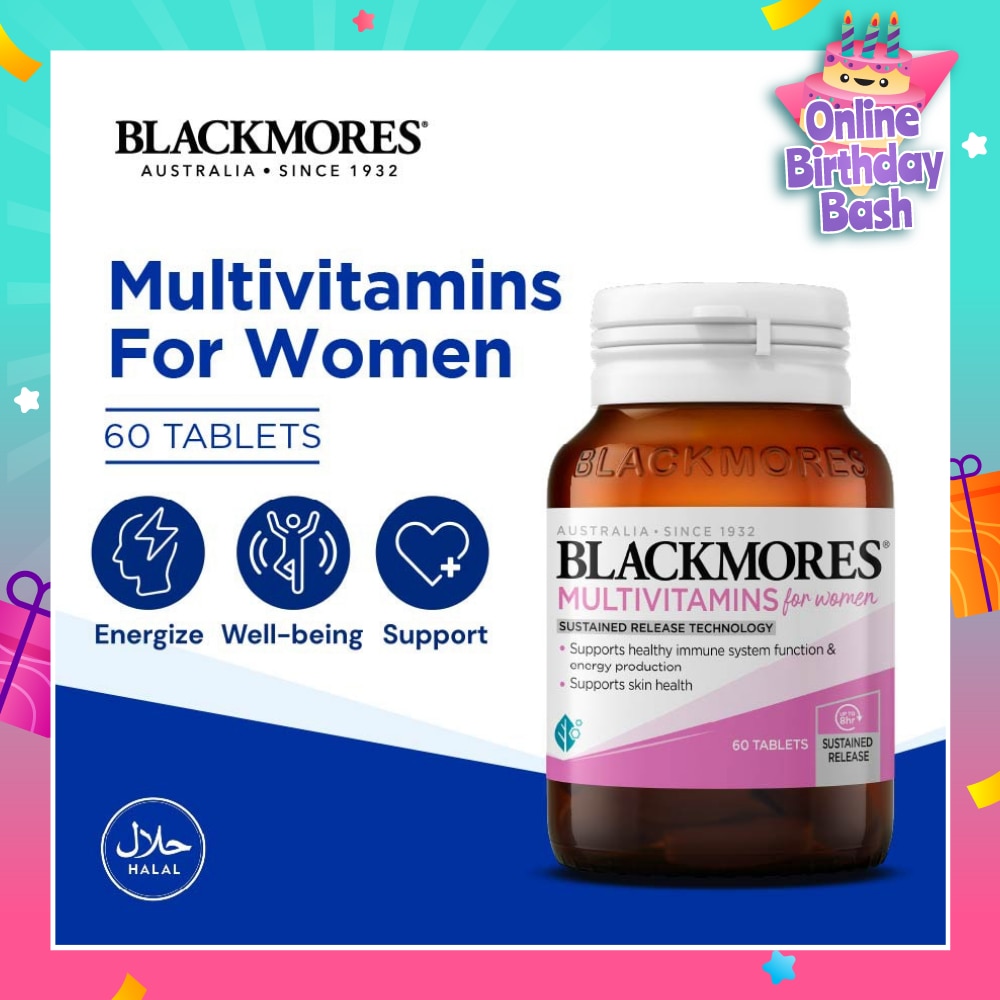 Multivitamins Tablet For Women (Support Skin Health + For Healthy Immune System Function) 60s