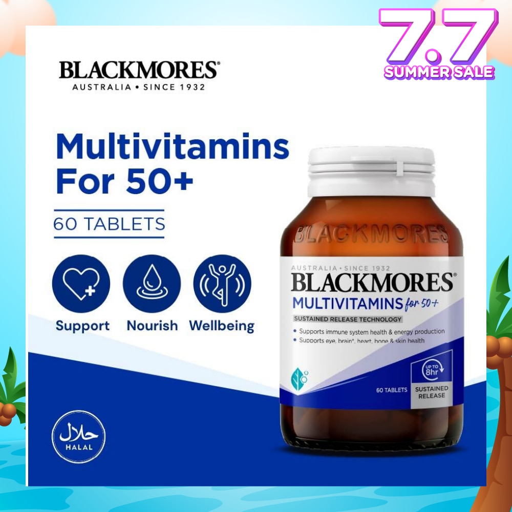 Multivitamins Tablet For 50+ (Support Immune System + Skin Health) 60s