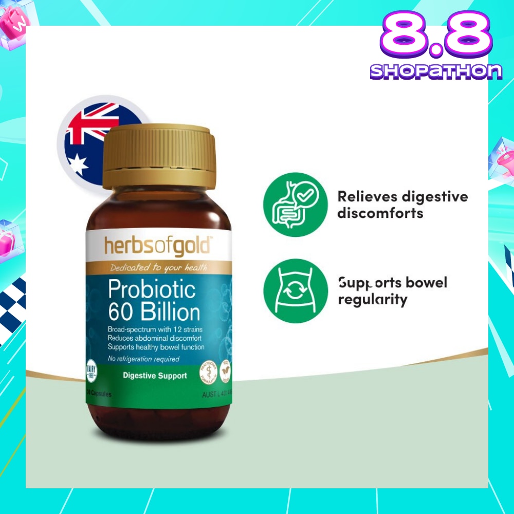 Probiotic 60 Billion Digestive Support Capsule 30s