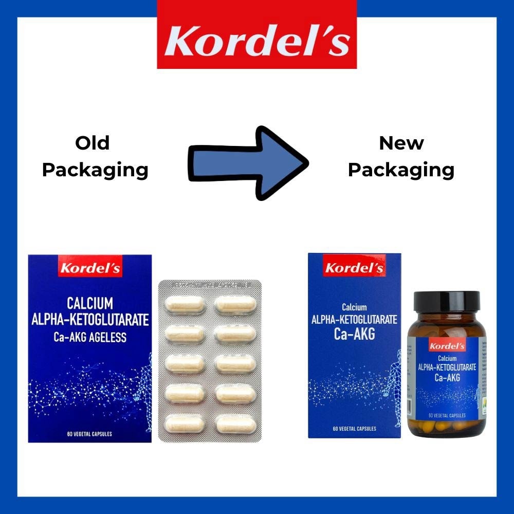 Calcium Alpha Ketoglutarate Ca Akg Ageless Vegetal Capsule (For Healthy Aging & Athletic Perfomance) 60s image