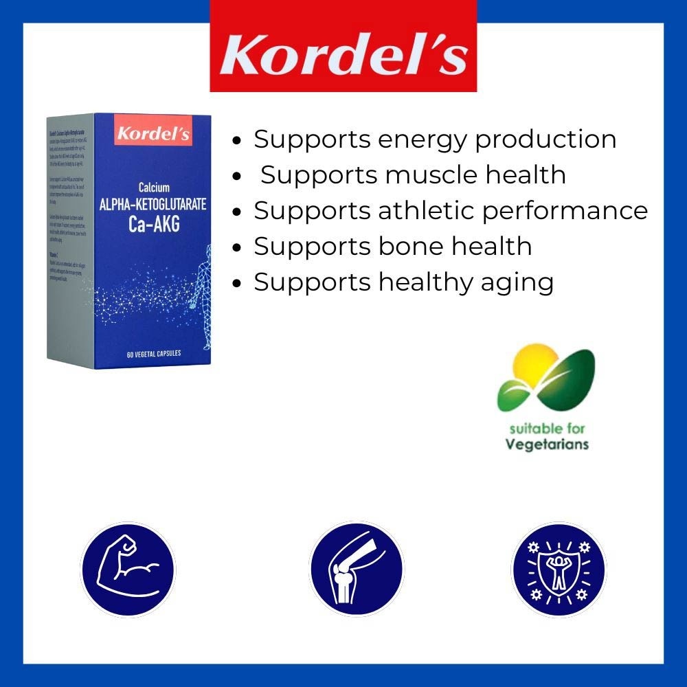 Calcium Alpha Ketoglutarate Ca Akg Ageless Vegetal Capsule (For Healthy Aging & Athletic Perfomance) 60s image