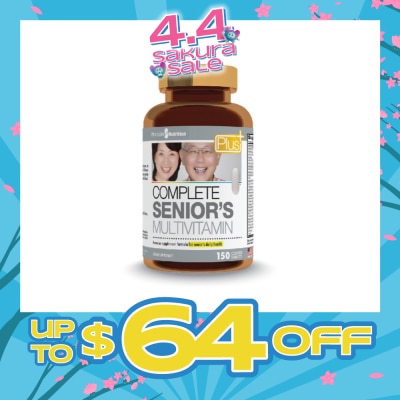 PN PLUS - Plus Senior Complete Multi Vitamins 150 Tablets (Expiry: Oct`2026)