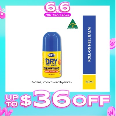 DU'IT - Dry Foot & Heel Roll-On Heel Balm (To Softens, Smooths & Hydrates) 50ml