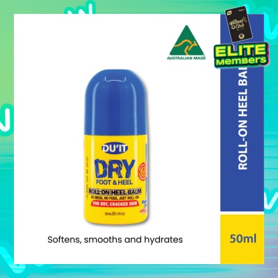 DU'IT Dry Foot & Heel Roll-On Heel Balm (To Softens, Smooths & Hydrates) 50ml