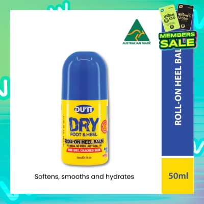 DU'IT Dry Foot & Heel Roll-On Heel Balm (To Softens, Smooths & Hydrates) 50ml