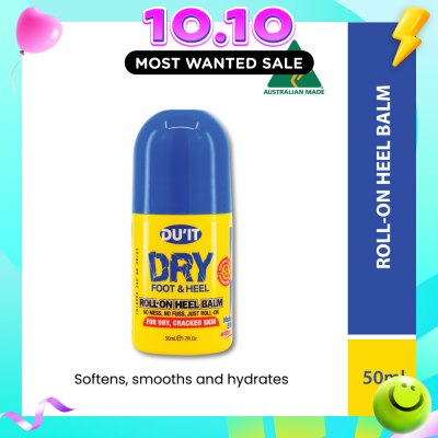 DU'IT Dry Foot & Heel Roll On Heel Balm (To Softens, Smooths & Hydrates) 50ml image