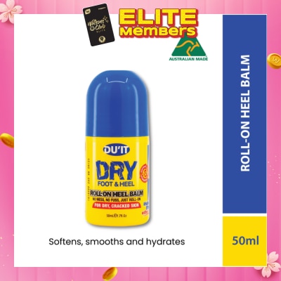 DU'IT Dry Foot & Heel Roll-On Heel Balm (To Softens, Smooths & Hydrates) 50ml