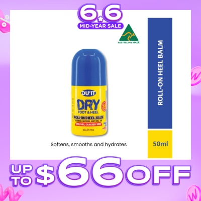 DU'IT - Dry Foot & Heel Roll-On Heel Balm (To Softens, Smooths & Hydrates) 50ml