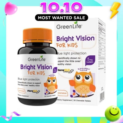 GREENLIFE BrightVision for Kids 30 Chewable Tablets (Expiry: May`2027) image