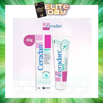 CERADAN - Hydra Moisturizer (Light-textured Moisturizer + Suitable For Eczema-prone + Dry & Sensitive Skin) 80g