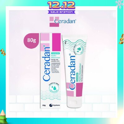 CERADAN Hydra Moisturizer (Light-textured Moisturizer + Suitable For Eczema-prone + Dry & Sensitive Skin) 80g