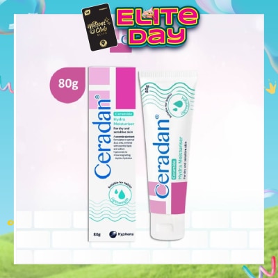 CERADAN - Hydra Moisturizer (Light-textured Moisturizer + Suitable For Eczema-prone + Dry & Sensitive Skin) 80g