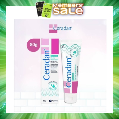 CERADAN - Hydra Moisturizer (Light-textured Moisturizer + Suitable For Eczema-prone + Dry & Sensitive Skin) 80g
