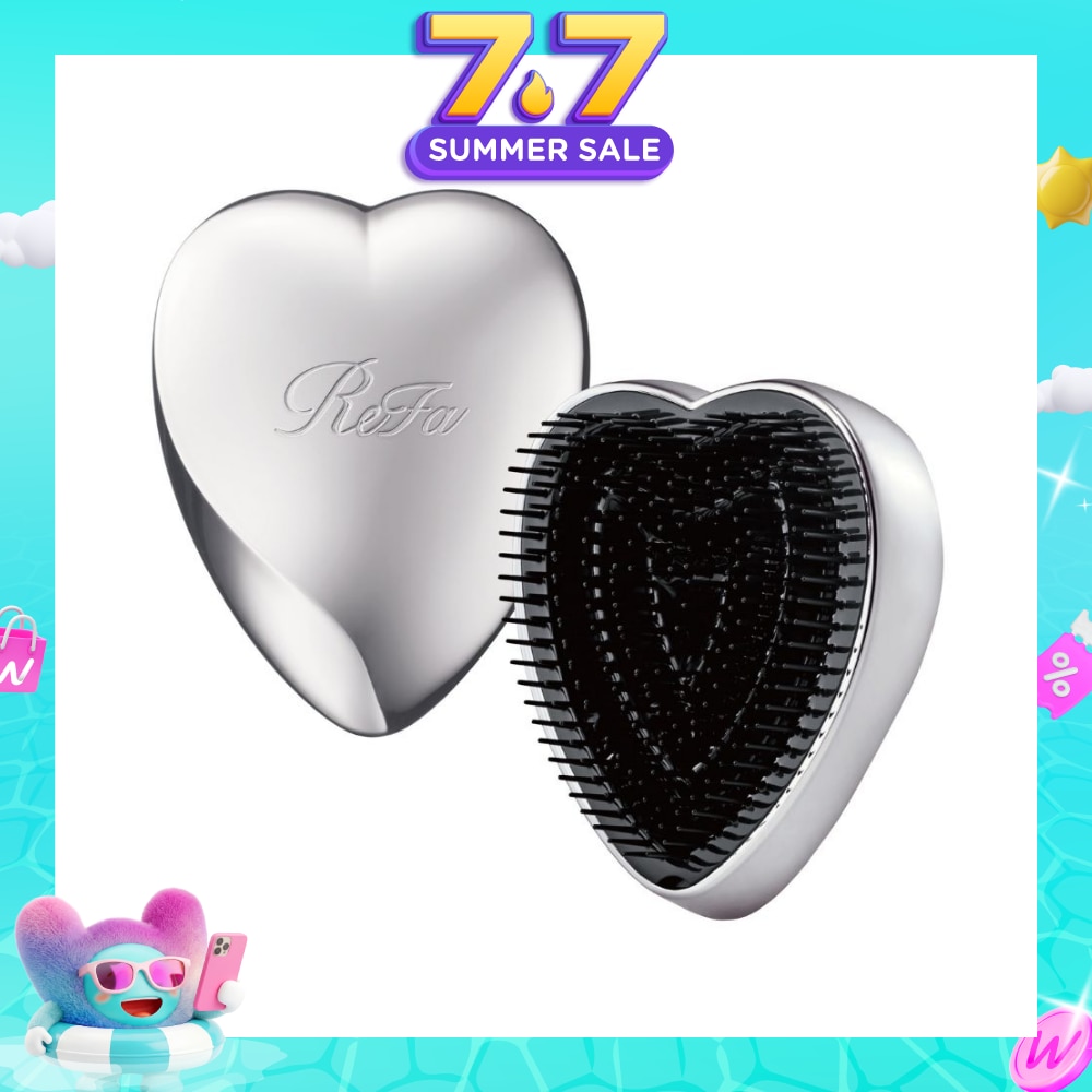 Heart Brush Silver 1s