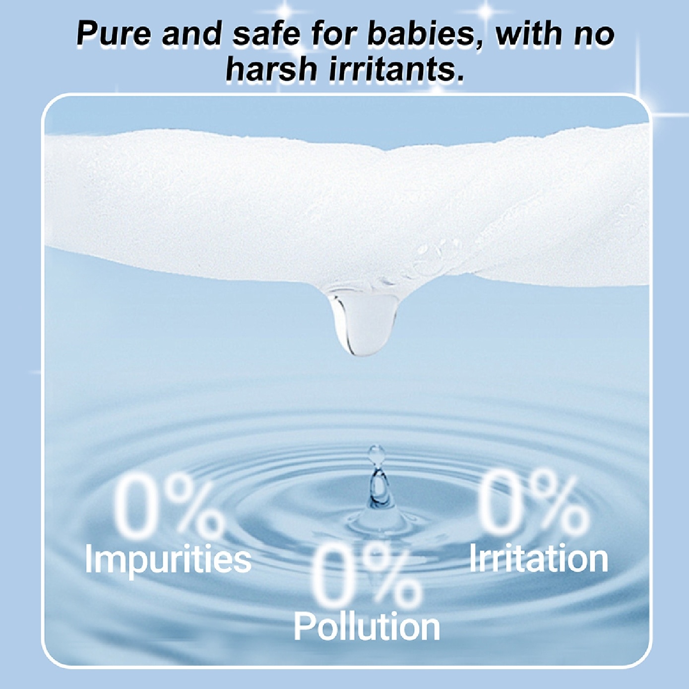 Extra Thick Ultra Pure Water Baby Wipes 80s x 3 image