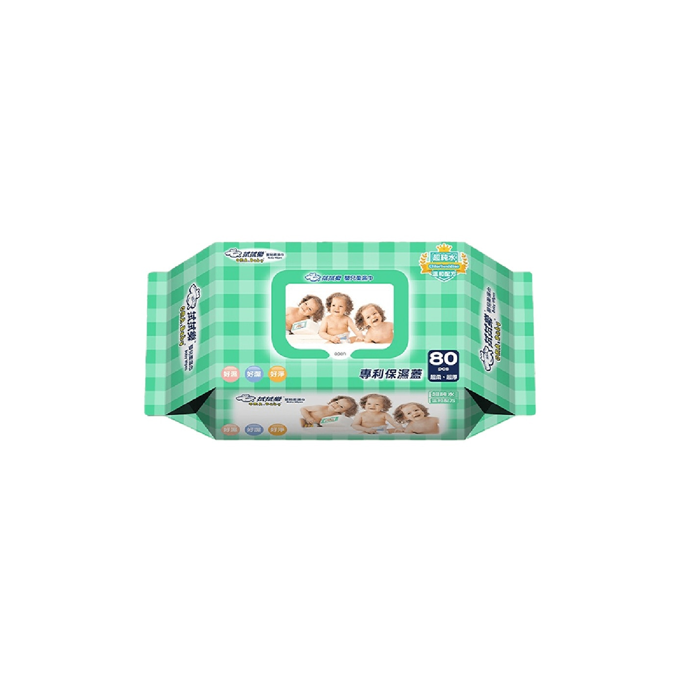 Extra Thick Ultra Pure Water Baby Wipes 80s x 3 image
