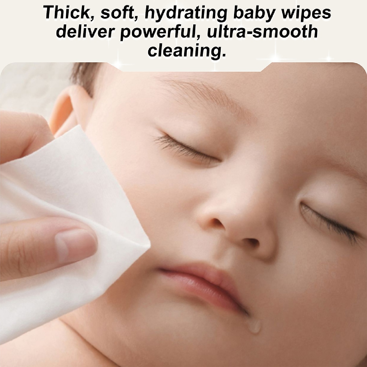 Extra Thick Ultra Baby Wipes 99.9% Antibacterial 80s x 3 image