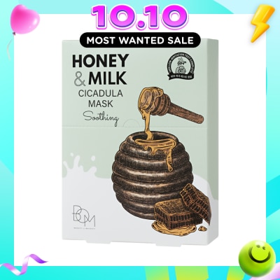BOM Honey & Milk Cicadula Soothing Mask 25g x 10s image